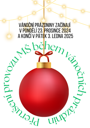 plakát Vánoční prázdniny