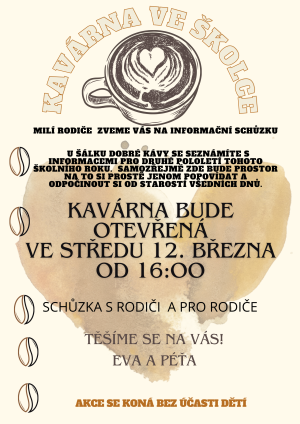 Kavárna ve školce 1